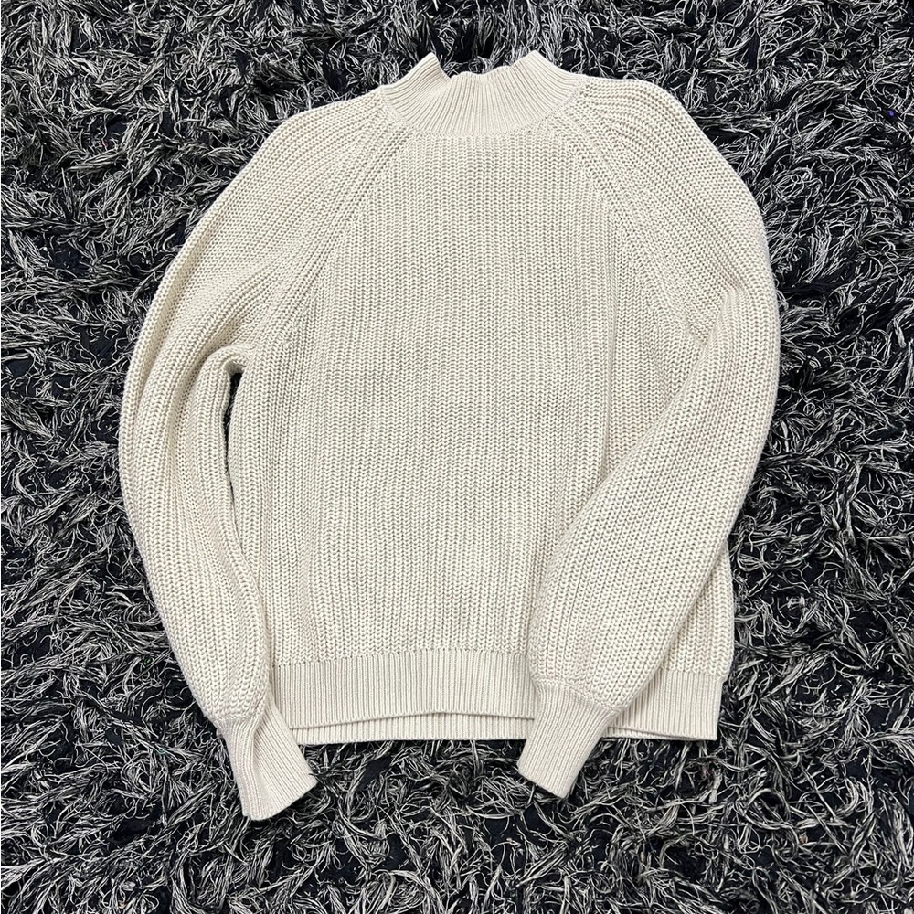GAP Cream Turtleneck Sweater for Women